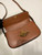Prada 1BD339 Leather Shoulder Bag Cognac