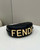 Fendi 8BR798 Fendigraphy Small Black Crocodile leather bag