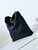 Chanel 22 AS3260 Small Handbag Black Calfskin wiht Black wool Gold
