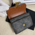 Celine 10I583 Card Holder With Flap Triomphe In Triomphe Canvas Tan