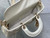 Dior M0540 Medium Lady D-Joy Bag  White Cannage Lambskin with Gold-Finish Butterfly Studs