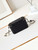 Chanel AP3784 Clutch With Chain Lambskin Vanity Box bag with Enamel buckle AP3231 Black