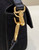 Fendi 8BR600 Baguette Medium bag with FF embroidery 8598 Black