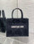 Dior M1265 Small Book Tote  Embroidery with 3D Macramé Effect M9623