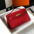 Hermes Mini Kelly Pouchette Epsom Leather H230227 Red