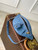 Louis Vuitton LV M28356 High Rise PM Bag Denim Blue