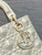 Dior M0538 Small Lady Dior Bag Matte White Cannage Calfskin with Diamond Motif
