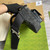 Gucci ‎645093 GG embossed belt bag Black GG embossed leather
