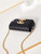 Chanel AP3207 Phone Holder With Chain shiny Lambskin & Gold-Tone Metal black
