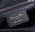 Dior M0455 Saddle Bag With Strap Ultramatte Calfskin Black Gold
