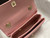 Chanel AS4654 Trendy CC Flap Bag With Top Handle Pink Lambskin Multicolor Logo
