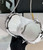 Chanel AS3774 Evening Helmet Minaudiere Resin Strass White and Black