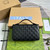 Gucci 395474 Guccissima Leather Zip Around Case Black