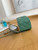 Chanel A81242 Vanity with chain Lambskin Gold football Light Green
