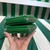 Prada 1NR015 Saffiano leather mini pouch Green