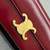 Celine 197992 Chain Shoulder Bag Claude In Triomphe Canvas Wine Red