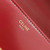 Celine 197992 Chain Shoulder Bag Claude In Triomphe Canvas Wine Red