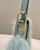 Fendi 8BS068ALS9F1IVT O’Lock Swing Green leather and fox fur pouch 8573