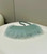 Fendi 8BS068ALS9F1IVT O’Lock Swing Green leather and fox fur pouch 8573