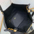 Valentino 5W2B0K39YCE Medium Straw Summer Tote Bag Black