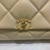 Chanel 19 Maxi Handbag Lambskin Gold AS1162 Apricot