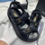Chanel G40138 Women's Sandals Shoes Lambskin C90239