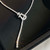 Fred FORCE 10 NECKLACE Small model in 18k platinum gold and diamonds F23011