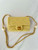 Chanel AS4868 Mini Flap Bag Pearly Lambskin Imitation Pearls & Gold-Tone Metal Yellow