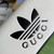 Adidas x Gucci ‎621892 wallet with chain Off-white and black leather