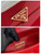 Prada 1BD339 Patent Leather Shoulder Bag Red
