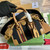 Gucci 715771 Mini canvas top handle bag Light Brown and Black Original GG canvas