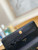 Chanel A81217 Flap Bag Lambskin Onyx Small Square Stewardess Bag Black