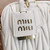 MiuMiu 5BB124 Matelassé Nappa Leather Top-handle Bag White