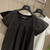 Dior Women's Ruffled flying sleeve A-line doll-fit shirt top D60021