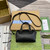 Gucci 790130 GG Super Mini Top Handle Bag Black