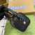 Gucci 790130 GG Super Mini Top Handle Bag Black