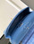 Chanel A01112 Flap Classic Handbag Blue Denim beaded sequin bag