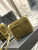 YSL 635025 Saint Laurent Solferino Medium Soft Satchel In Suede And Smooth Leather Green