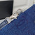 Chanel 22 Handbag Silver-Tone Metal Canvas AS3260 Blue denim