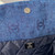 Chanel 22 Handbag Silver-Tone Metal Canvas AS3260 Blue denim