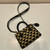 Prada 1BA906 Galleria embroidered fabric bag Black and Beige