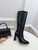 Fendi Women Shoes 8W8348AKXOF1GAA Cut High-heeled blue FF chenille boots 191948