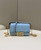 Fendi 8BS017 Baguette Mini Blue leather 0135 bag