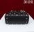 Dior M0538 Small Lady Dior My ABCDior Bag Black Cannage Lambskin with Gold-Finish