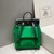 Hermes H084076CKAD A Dos Zip Retourne Herbag Backpack Toile Vache Hunter Ebene H60069