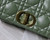 Dior M9243 Large Quilted Macrocannage Calfskin Green