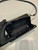 Prada 2VH173 Brique brushed leather bag Black