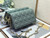 Dior S0204 Lady Dior Pouch Ultramatte Cannage Calfskin Light green