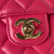 Chanel AS4141 Camellia Embossed With top Handle Bag Rose Red