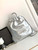 Chanel 22 Backpack AS3859 Shiny Silver Calfskin With Sliver Logo